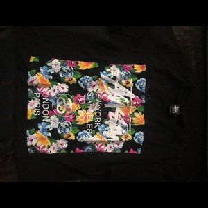 Stussy floral crop top